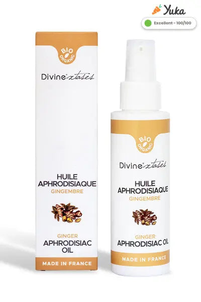 Huile de massage BIO Gingembre Ylang Ylang Divinextases