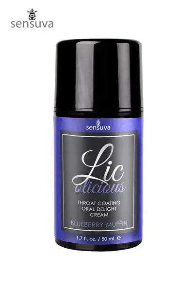 Crème orale Lic-O-Licious - muffin aux myrtilles Sensuva