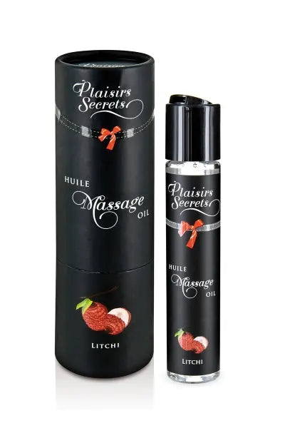 Huile de massage gourmande - Litchi Plaisir Secret