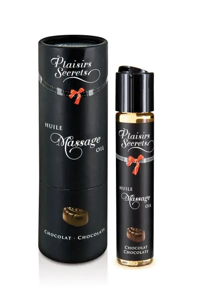 Huile de massage gourmande - Chocolat Plaisir Secret