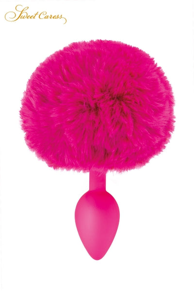 Plug queue de lapin - fuchsia Sweet Caress