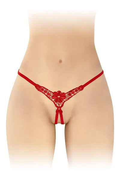 String ouvert Danuta - rouge Fashion Secret