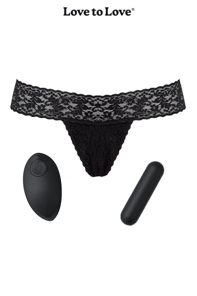 Culotte vibrante télécommandée Secret Panty 2 Love to Love