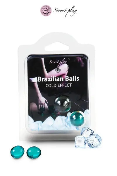 2 Brazilian Balls effet frais Secret Play