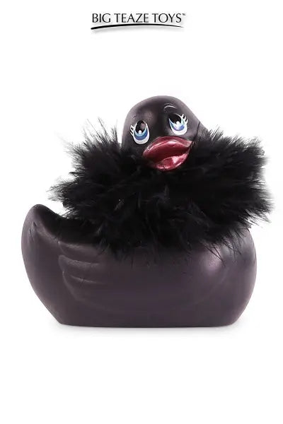 Mini canard vibrant Duckie Paris - noir Big Teaze Toys