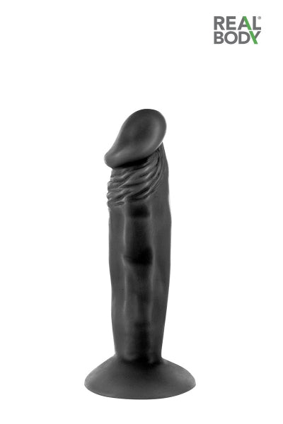 Gode réaliste 16 cm noir - Real Zack Real Body