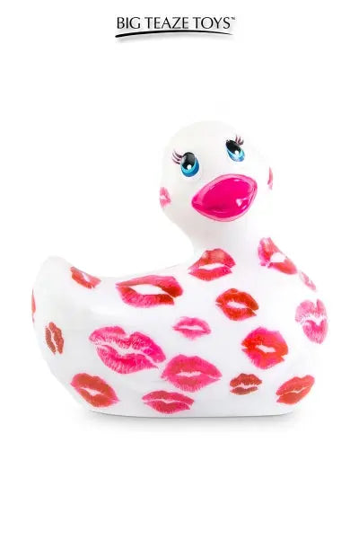 Mini canard vibrant Romance blanc et rose Big Teaze Toys