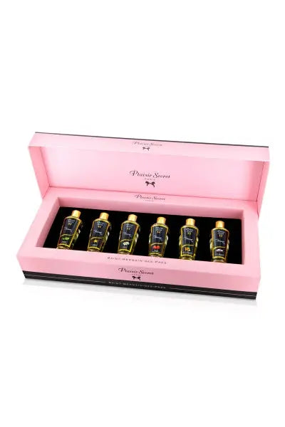 Coffret 6 huiles de massage sèches - Plaisir Secret Plaisir Secret