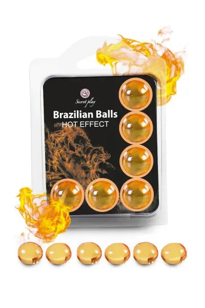 6 Brazilian Balls - effet chaleur Secret Play