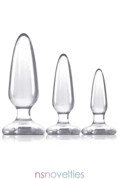Kit d'entrainement anal Jelly Rancher Transparent NS Novelties