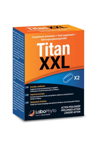 Titan XXL (2 comprimés) - stimulant sexuel Labophyto