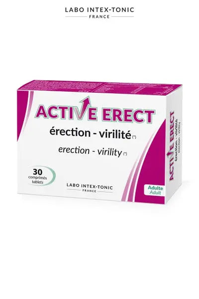 Active Erect - Activateur érection  (30 comprimés) Laboratoire Intex-Tonic