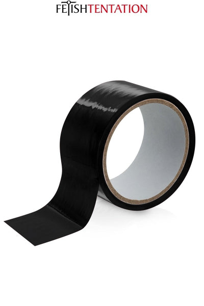 Ruban de soumission noir 15m - Fétish Tentation Fetish Tentation
