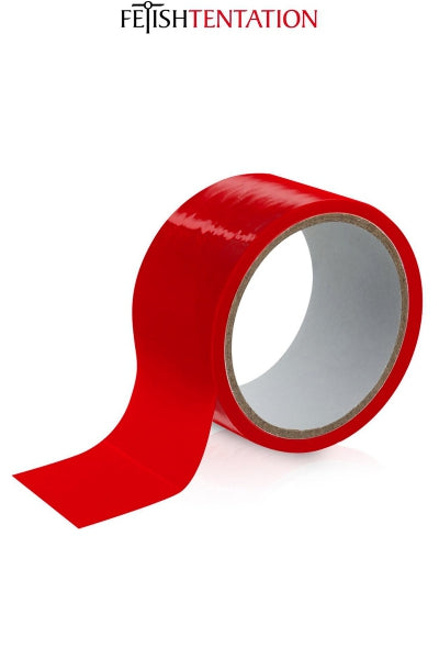 Ruban de soumission rouge 15m - Fétish Tentation Fetish Tentation