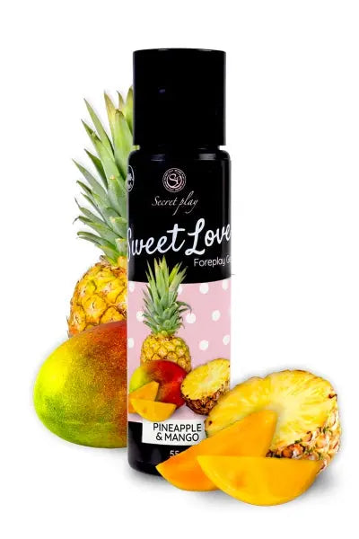 Lubrifiant comestible Ananas-Mangue - 60ml Secret Play