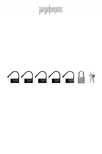 6 Cadenas  noir - Mancage ManCage