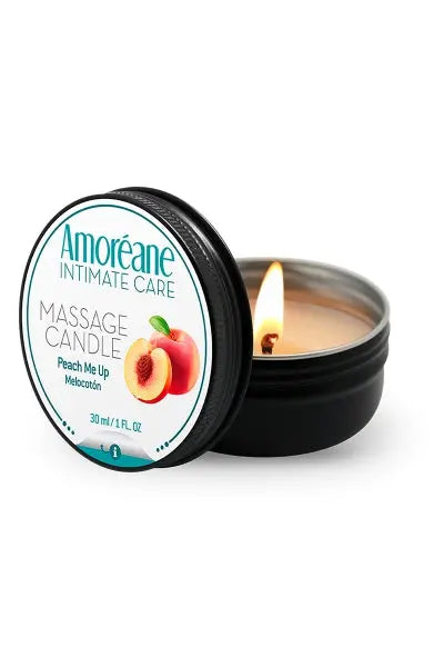 Bougie de massage pêche - Amoreane Amoreane