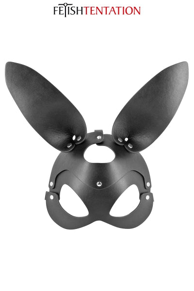 Masque bunny simili cuir réglable - Fetish Tentation Fetish Tentation