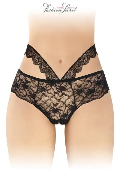 Culotte ouverte noire Marie - Fashion Secret Fashion Secret
