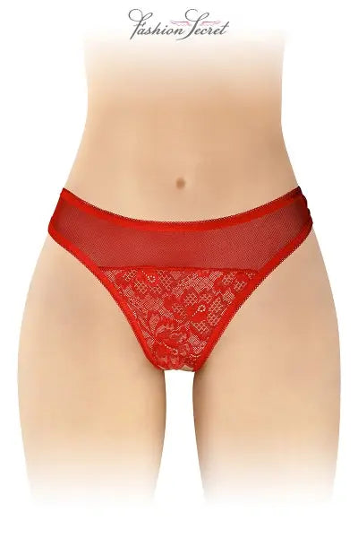 Tanga rouge ouvert Ava - Fashion Secret Fashion Secret