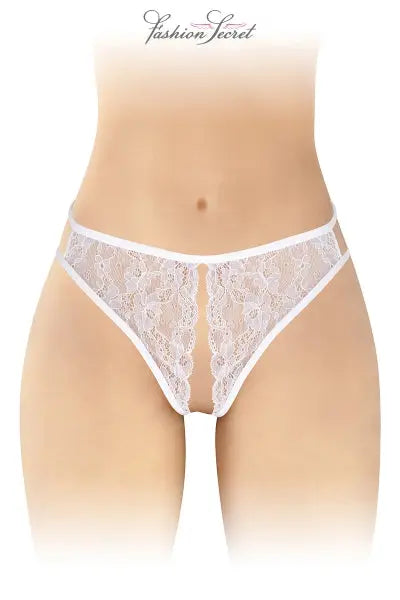 String blanc ouvert Victoria - Fashion Secret Fashion Secret