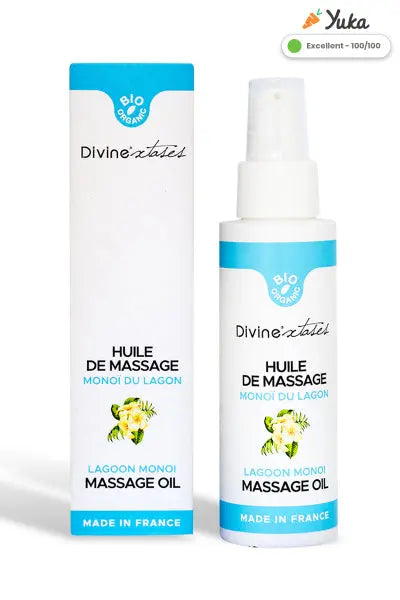 Huile de massage BIO Monoï Divinextases
