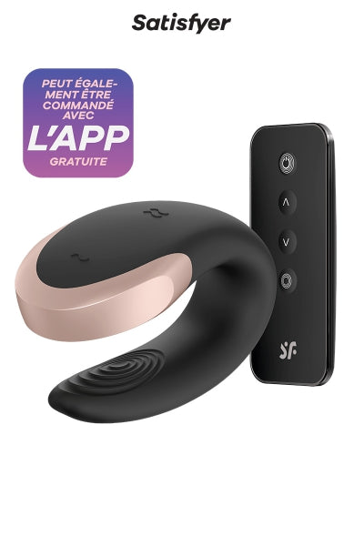 Stimulateur Double Love noir - Satisfyer Satisfyer