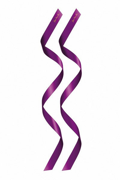 2 liens BDSM satin pourpre - Sweet Caress Sweet Caress