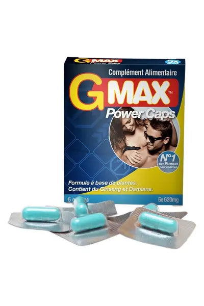 G-Max Power Caps Homme (5 gélules) G-MAX
