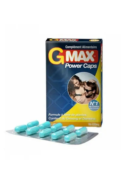 G-Max Power Caps Homme (10 gélules) G-MAX