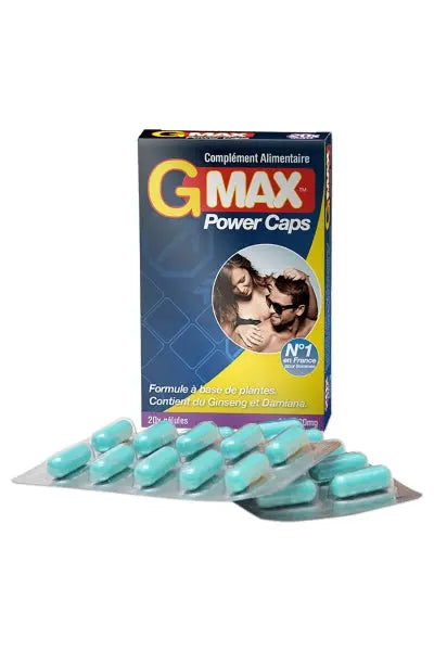 G-Max Power Caps Homme (20 gélules) G-MAX