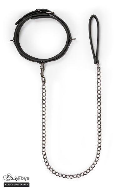Collier fétichiste et laisse - Easytoys Fetish Collection Easytoys Fetish Collection