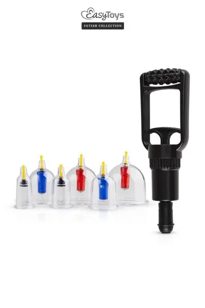 Coffret 6 ventouses Cupping Set - EasyToys Fetish Collection Easytoys Fetish Collection