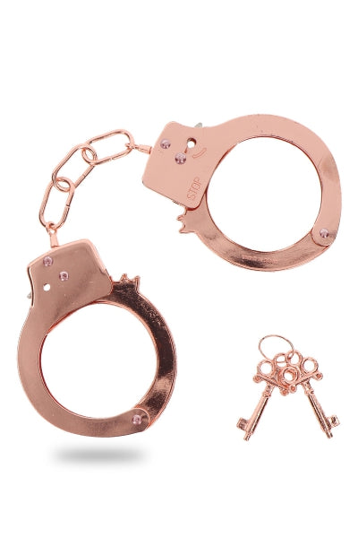 Menottes métal rose gold - Toy Joy Toy Joy
