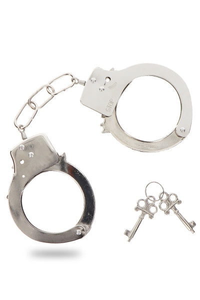 Menottes métal argentées - Toy Joy Toy Joy