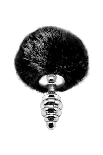 Plug métal Fluffy Twist S noir - Alive Alive