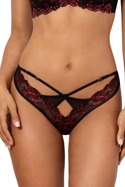 String dentelle V-10028 - Axami Axami