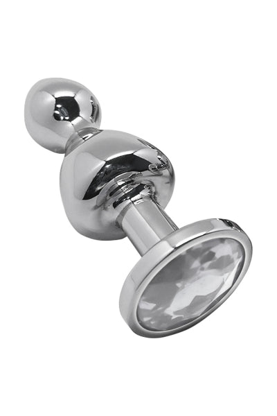 Plug bijou Lollypop transparent L - Wooomy Wooomy