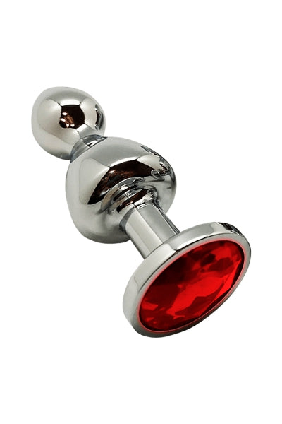 Plug bijou Lollypop rouge M - Wooomy Wooomy