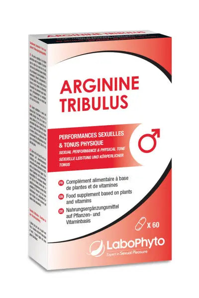 Booster de libido Arginine Tribulus (60 gélules) Labophyto
