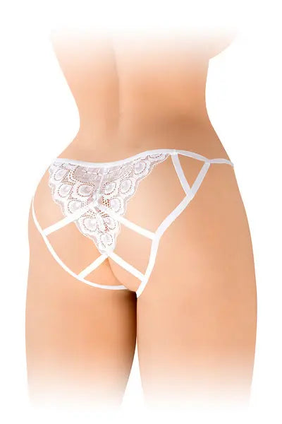 Culotte ouverte Zoé blanche - Fashion Secret Fashion Secret