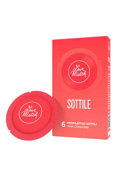 6 Préservatifs fins Love Match Love Match