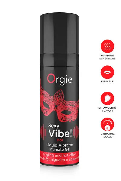 Gel d'excitation Sexy Vibe Hot Liquid Vibrator Orgie
