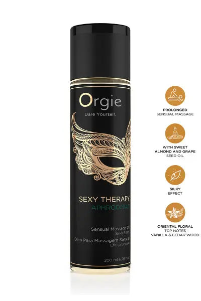 Huile De Massage Sensuelle Sexy Therapy Aphrodisiac 200ml Orgie