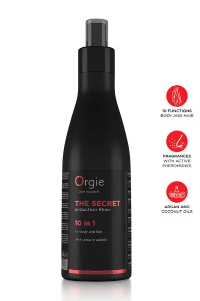 Lotion féminine 10 en 1 The Secret Seduction Elixir Orgie