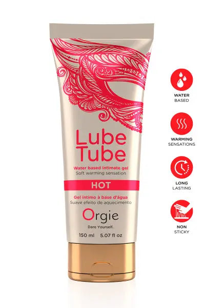 Lubrifiant eau chauffant Lube Tube Hot 150ml Orgie