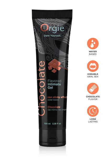 Lubrifiant eau Lube Tube chocolat 100ml Orgie