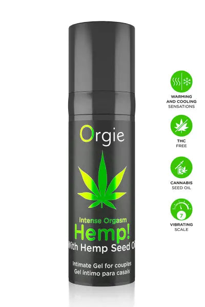 Gel intime d'excitation Hemp Intense Orgasm 15ml Orgie