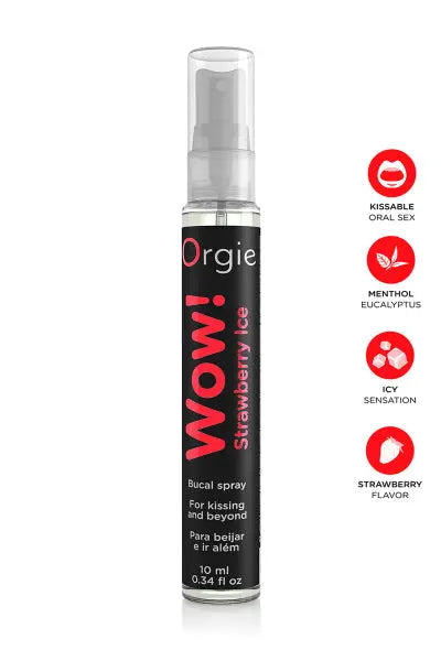 Spray buccal excitant Wow menthol fraise glaçé Orgie