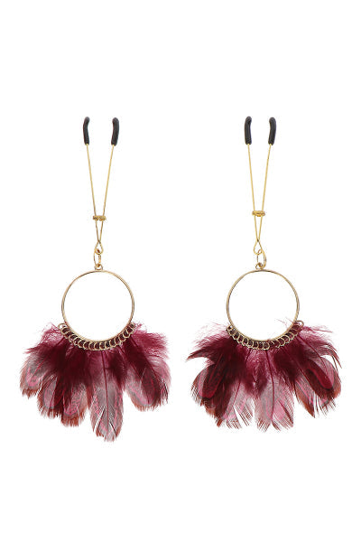 Pinces à tétons plume - Taboom Taboom